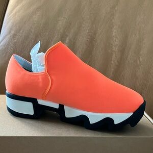 Iri Women’s Sneakers WES | Neon Orange Low Top Sneaker